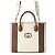 Borsa Tote Gucci in tela Interlocking G Bianco Multicolore