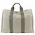 Hermès Borsa Tote Hermes Gray Cotton Canvas New Fourre-Tout MM Marrone - vista 4