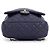 Mochila de cordón Chanel Matelassé en piel de cordero Azul marino - vista 3