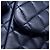 Mochila de cordón Chanel Matelassé en piel de cordero Azul marino - vista 6
