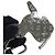Louis Vuitton Monogram Bijou Sac Dog Keychain Marrone Bianco - vista 5