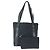 Bulgari Borsa Tote Bvlgari Logomania in pelle e tela nera Nero
