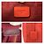 Borsa Tote Loewe Heritage in pelle arancione da donna - vista 3