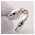 Hermès Hermes Olympe Bandring Silber Golden - vista 8