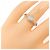 Autre Marque Tiffany Gebogener Ring aus Platin - Ansicht 4