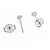 Autre Marque Orecchini a lobo Tiffany & Co. By the Yard in platino - vista 3