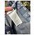 Pantaloncini in denim Louis Vuitton Monogram Bandana Bianco Blu - vista 12