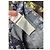 Pantaloncini in denim Louis Vuitton Monogram Bandana Bianco Blu - vista 14