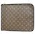Louis Vuitton Poche Documents Monogram Canvas Marrone
