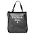 Prada Logo Tote Bag Schwarz