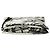 Borsa a tracolla Balenciaga Graffiti Explorer Nero Bianco - vista 3