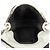 Borsa a tracolla Balenciaga Graffiti Explorer Nero Bianco - vista 4