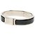 Hermès Bracciale smaltato Hermes Clic Loquet in Nero e Argento - vista 2