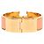 Hermès Bracciale Rigido Hermes Clic Clac PM Smaltato Rosa D'oro - vista 3