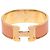 Hermès Bracciale Rigido Hermes Clic Clac PM Smaltato Rosa D'oro - vista 4