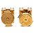 Hermès Hermes Cage d'H H-Cube Stecker-Ohrringe Pink Golden - Ansicht 3