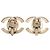 Timeless Chanel Coco Mark Vintage Clip-Ohrringe Silber - Ansicht 2
