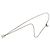 Collana con pendente a catena Chanel Coco Mark Argento - vista 4
