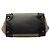 Céline Bolso de mano Celine Luggage Medium Shopper Negro Beige Verde Caqui - vista 3