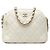 Borsa a tracolla con catena Chanel Coco Mark Matelassé Bianco