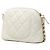 Borsa a tracolla con catena Chanel Coco Mark Matelassé Bianco - vista 2