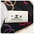 Borsa a tracolla con catena Chanel Coco Mark Matelassé Bianco - vista 6