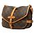 Borsa a tracolla Louis Vuitton Monogram Saumur 30 Marrone - vista 2