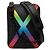 Louis Vuitton Taiga Rainbow Danube Messenger Bag Schwarz Mehrfarben