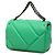 Bulgari Borsa a tracolla con catena Bvlgari Serpenti Cabochon Verde - vista 2