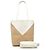 Bolso Tote Loewe Puzzlefold Medium Beige Crudo - vista 7