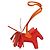 Hermès Hermes Rodeo PM Accessory Bag Charm Rosso Arancione - vista 2