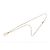 Hermès Collana Hermes Farandole PM Bianco D'oro Crudo - vista 3