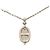 Hermès Collana con pendente Hermes Mini Maillon PM Beige D'oro