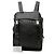 Zaino Prada con placca logo triangolo - Nylon nero - vista 6