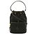 Borsa a secchiello Prada in tela nera Nero