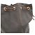 Bolsa de ombro Hermès de tecido cinza - vista 6