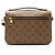 Borsa a tracolla Louis Vuitton Reverse Monogram Pochette Metis Nero - vista 3
