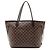 Borsa Tote Louis Vuitton Damier Ebene Neverfull MM Marrone
