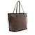 Borsa Tote Louis Vuitton Damier Ebene Neverfull MM Marrone - vista 2