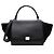 Céline Bolsa Trapeze Medium em couro de bezerro Celine Preto