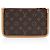 Louis Vuitton Monogram Canvas CarryAll PM Pochette Castaño - vista 3