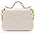 Mini borsa Top Handle GG Marmont in pelle matelassé Gucci Bianco - vista 3