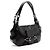 Prada Vintage Tessuto Small Shoulder Bag Nero - vista 2