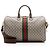 Gucci GG Supreme Savoy Medium Duffle Marrone Beige