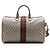 Gucci GG Supreme Savoy Medium Duffle Marrone Beige - vista 3