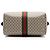 Gucci GG Supreme Savoy Medium Duffle Marrone Beige - vista 4