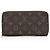 Louis Vuitton Monogram Canvas Zippy Wallet Braun