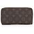 Louis Vuitton Monogram Canvas Zippy Wallet Braun - Ansicht 3