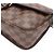 Borsa a tracolla Louis Vuitton Damier Marrone - vista 3