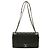 Chanel Mademoiselle Double Flap Schultertasche Schwarz